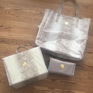 3 pc. Better beauty cases and tote